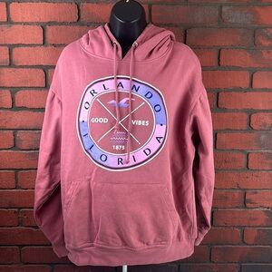 U.S. Apparel Pullover Orlando Florida Hoodie Large‎ Woman's